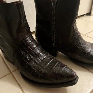 Danpost Full Leather Men's Ankle Cowboy Boots.  Size 10 /2D